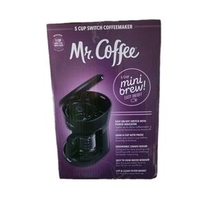 Mr. Coffee 5-Cup Coffeemaker With Filters